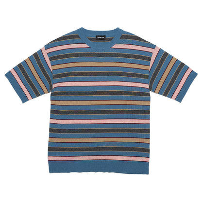 WOOL CASHMERE T-SHIRT / BLUE