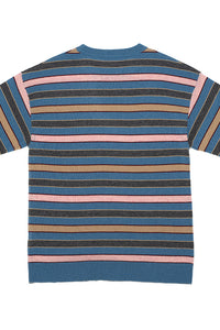 WOOL CASHMERE T-SHIRT / BLUE