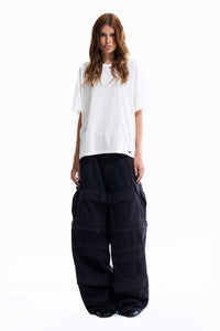 OVERSIZED CARGO PANTS / NAVY BLUE