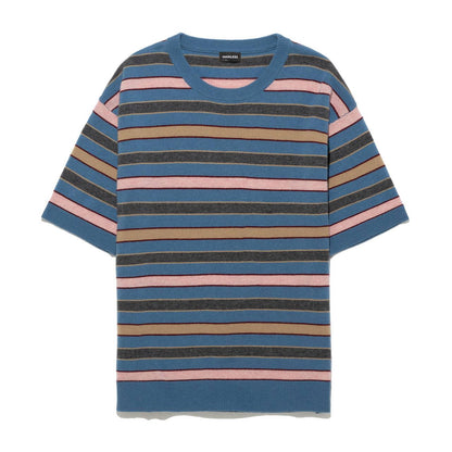 WOOL CASHMERE T-SHIRT / BLUE