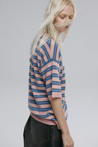 WOOL CASHMERE T-SHIRT / PINK