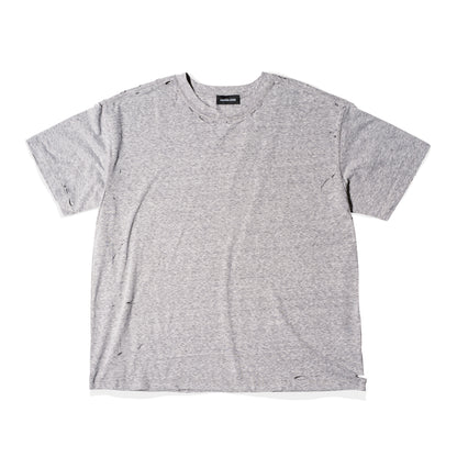 DISTRESSED T-SHIRT / GREY