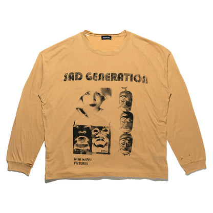 SAD GENERATION LS T-SHIRT/ MUSTARD