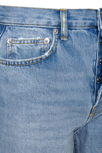 Classic Jeans with holes with vintage effect